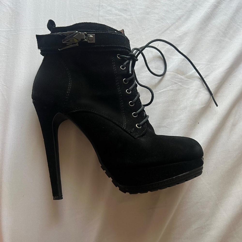 ALDO Black Boot Heels